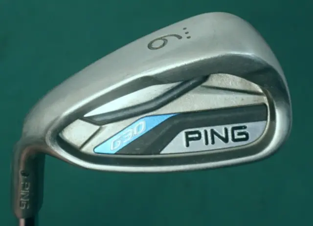 Linkshänder Ping G30 Black Dot 9 Eisen Regulär Stahl Schaft Golf Pride Grip