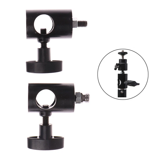 1/4" 3/8" Thread Interface Rapid Adapter Converter Mount Bracket for Light Stand