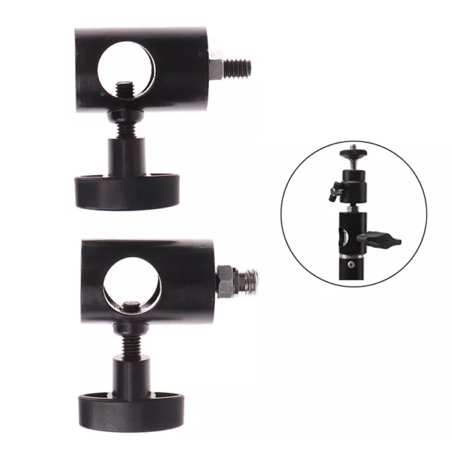 Soporte de montaje convertidor adaptador rápido de interfaz de hilo de 1/4"" 3/8"" para luz S-$v