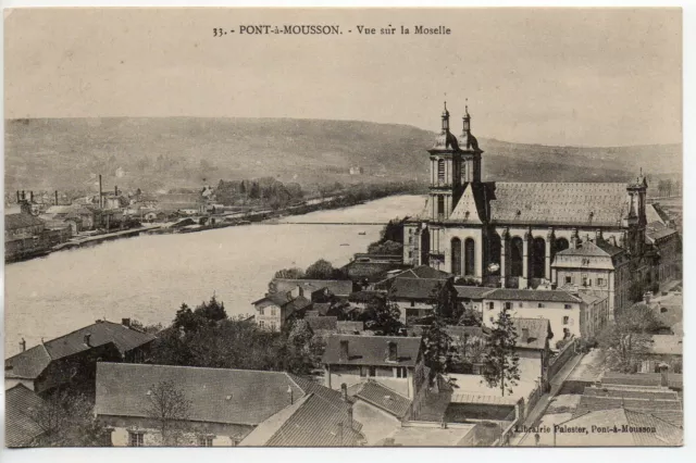 MONSOON BRIDGE - Meurthe and Moselle - CPA 54 - view of the Moselle