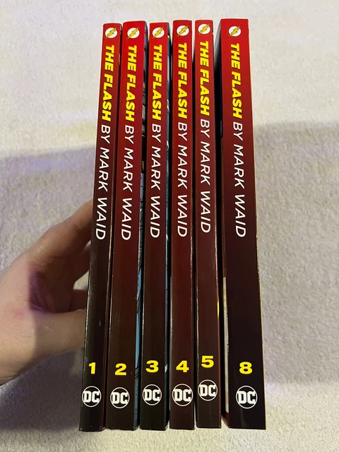 THE FLASH By Mark Waid Book 1 2 3 4 5 8 TPB Graphic Novel Lot Omnibus