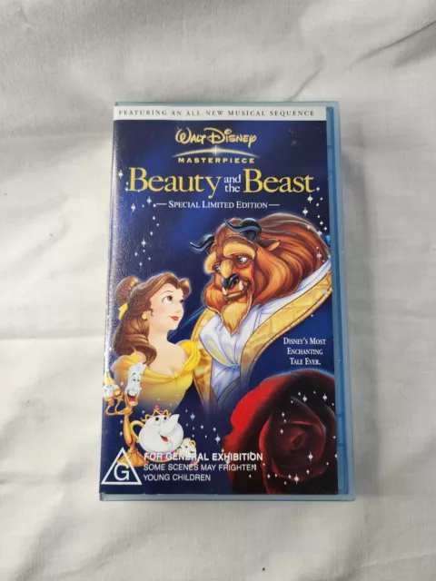 Walt Disney Beauty and the Beast VHS