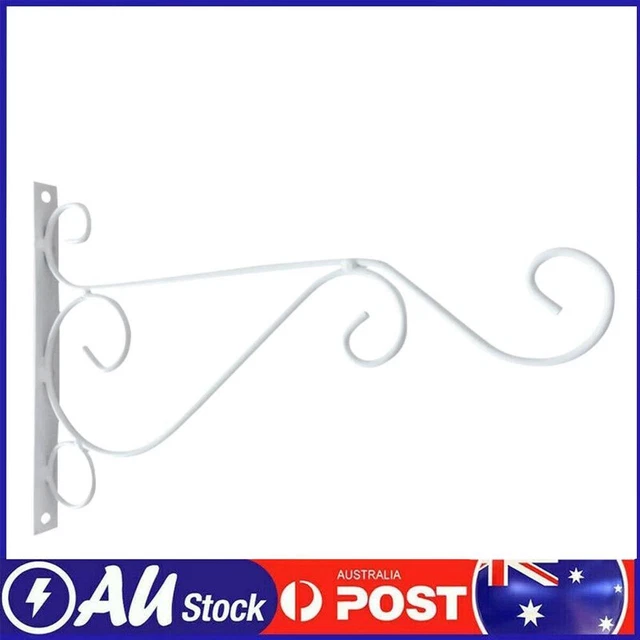 EUROPEAN BALCONY FLOWER Pot Wrought Iron WallMounted Hanging Hooks