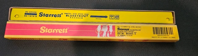 Starrett BS1414-5 High Speed Bi-Metal Power Hacksaw Blades 14 x 1 x .050 x 14T