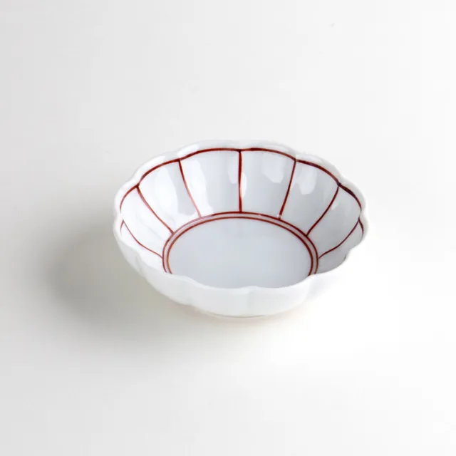 Arita ware Kobachi Japanese small bowl Sarving dish Sometsuke edging line Kiku R