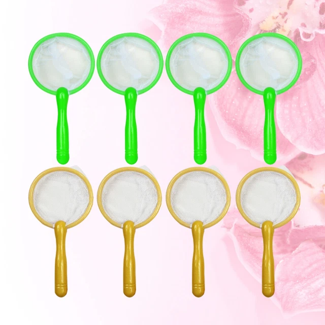 10 Pcs Fish Mesh Net Hand Brail Children Miniforce Toys Childrens Toys Fishnet