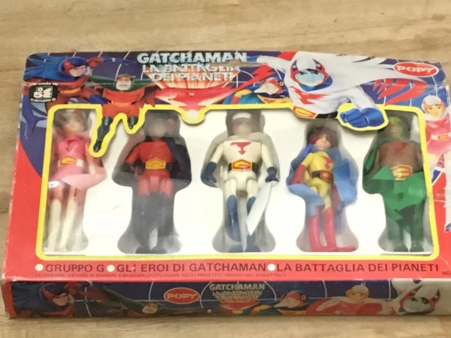 Coffret Ultra Rare 5 Figurines Vinyle – La Bataille Des Planètes / Gatchaman – 1998