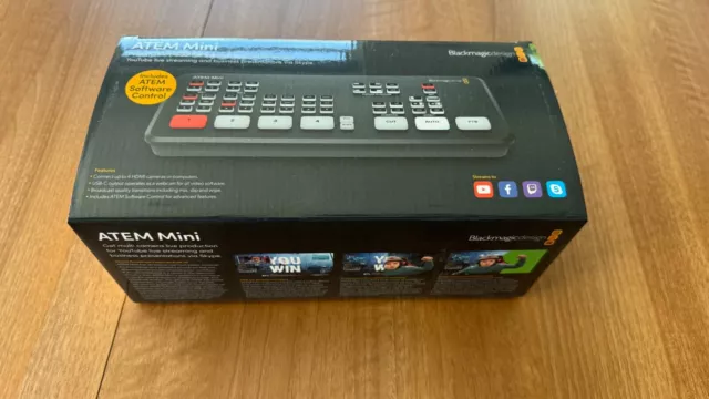 Blackmagic Design ATEM Mini Live Production Switcher - Black