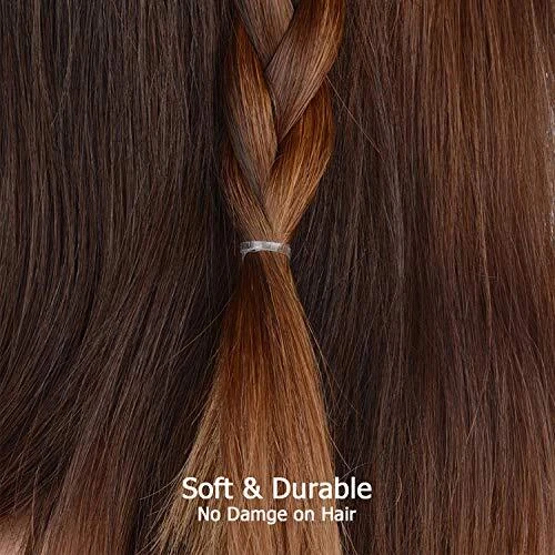 Transparent Elastic Hair Bands 1500pcs Mini Small Ponytail Holders Kids Girls 5