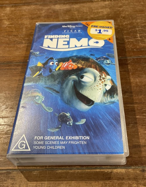 FINDING NEMO DISNEY Pixar VHS Video Tape Animatio Cartoon Family Movie ...