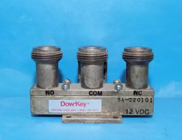 Dow Key 54-220101 SPDT Coaxial Switch DC-3GHz 12VDC N(f) Connector Free Shipping Dow Key 54-220101 SPDT Coaxial Switch DC-3GHz 12VDC N(f) Connector Free Shipping