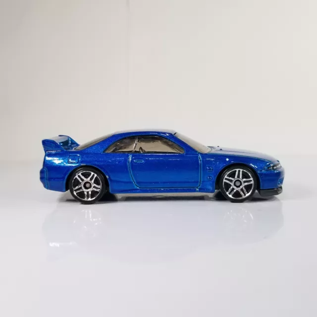 Nissan Skyline GT-R (R33) 2018 azul #46/365 entonces y ahora #6/10 suelto