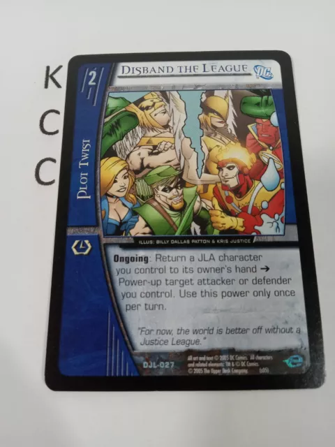 VS. System TCG DC Disband the League DJL-027