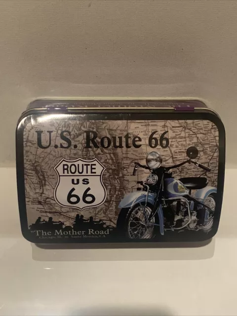 U.s. Route 66 The Mother Road: Tin From Chicago IL To Santa Monica CA Square 6x4