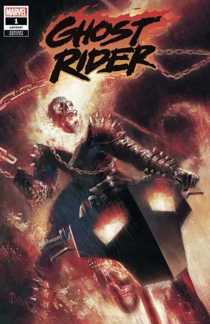 GHOST RIDER #1 (MARCO MASTRAZZO EXCLUSIVE VARIANT)(2022) COMIC BOOK ~ Marvel NM+