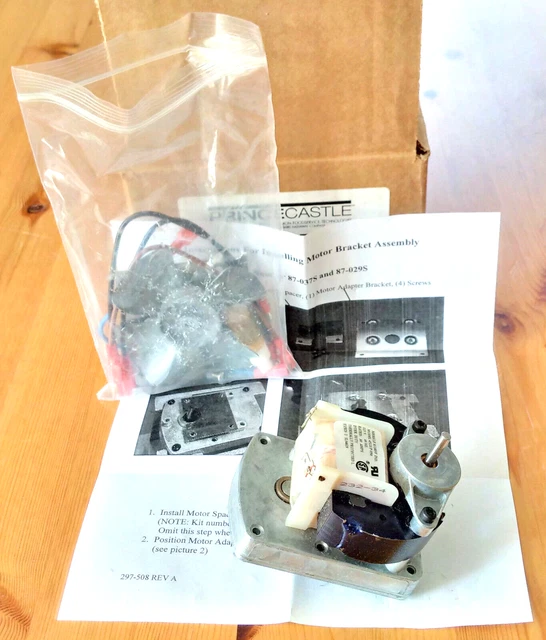 Prince Castle 87-037S Kit Motore con Staffa di Montaggio 200/240V - Scatola Aperta