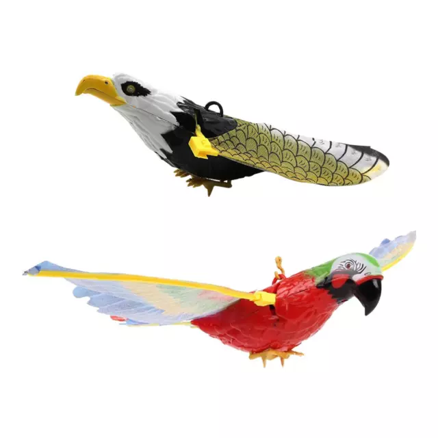 Hanging Bird Scarer Flying Kite Pest Control Life Size Flying Bird for Yard