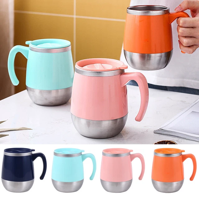 Stainless Steel Thermos Mug Tea Coffee Thermal Cup Office Travel Mug Insulated