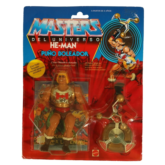 Vintage MotU / Masters of the Universe - Fyling Fists He-Man - Spain MOC (Crack)