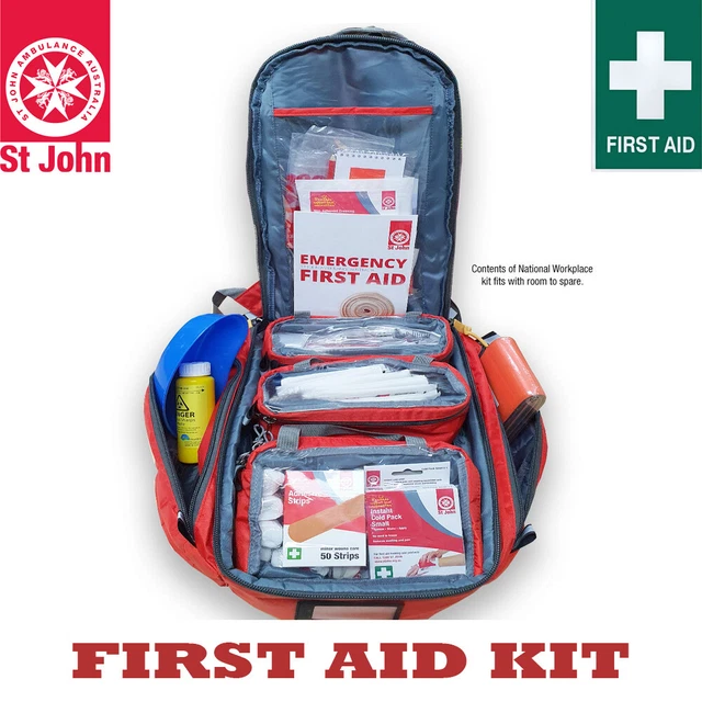 NEW ST JOHN AMBULANCE Workplace National Mobile First Aid Pack 677504