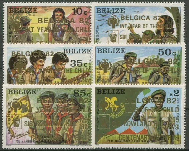 Belize 1982 BELGICA '72: Jahr des Kindes Rowland Hill Picasso 661/66 postfrisch