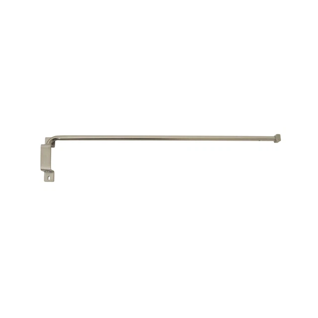 Innovative Brent Swing Arm Window Curtain Rod, Nickel - 1/2" Rod Diameter Fit...