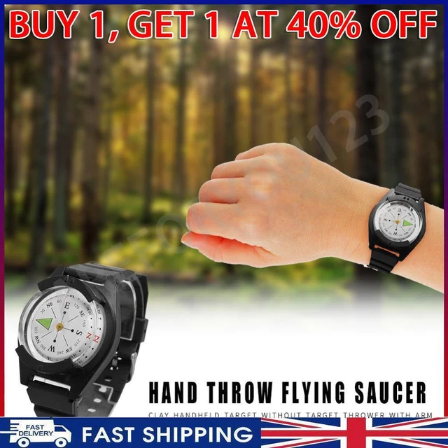 Portachiavi Con Bussola E Termometro - Strumento Outdoor, Luminescente, 6x3.1 Cm