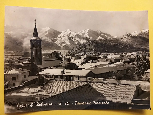 Borgo San Dalmazzo (Cuneo). Veduta Invernale.