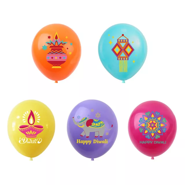 10pcs kit de ballons diwali joyeux