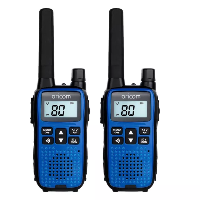 Oricom UHF2190K 2 Watt Handheld UHF CB Radio Twin Pack