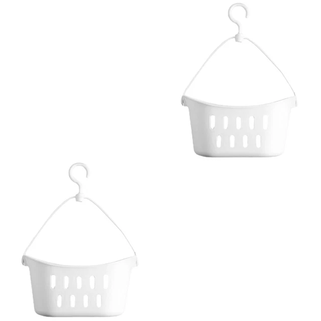2 cestas colgantes de almacenamiento para organizar cesta de pared colgante