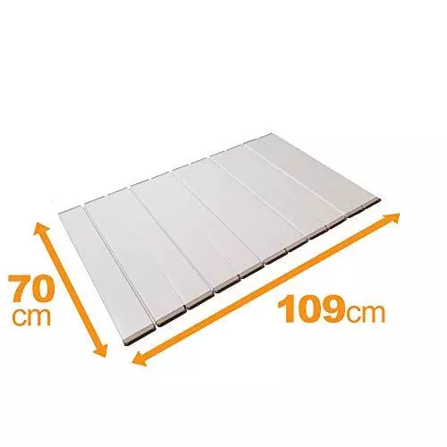 Topre M11 Plegable Bañera Tapa Rakuness 70x109cm Marfil Polipropileno Nuevo 2