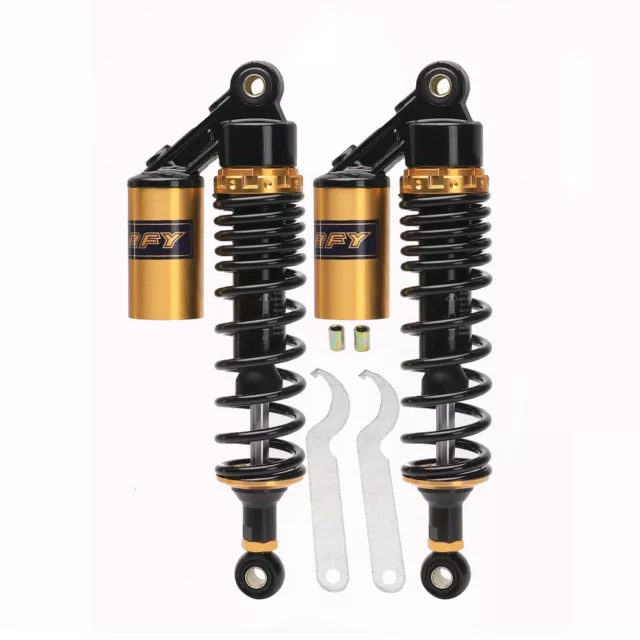 Gold 320mm Motorcycle Rear Shock Absorbers Air Suspension For Honda CB CM BMW