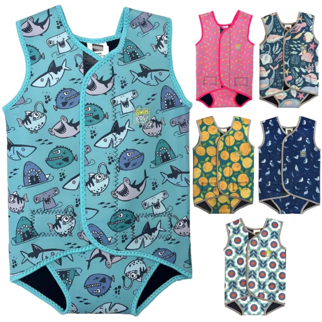 Swim Cosy Baby/Toddler Wetsuit Vest with UPF50 - Neoprene Wrap 0 1 2 3 Year Old