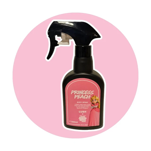 LUSH X SUPER Mario Bros Princess Peach Body Spray New! £26.99