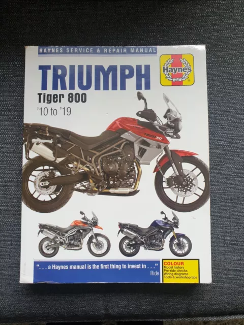 Triumph Tiger 800 (10 - 19) Haynes Repair Manual (Paperback)