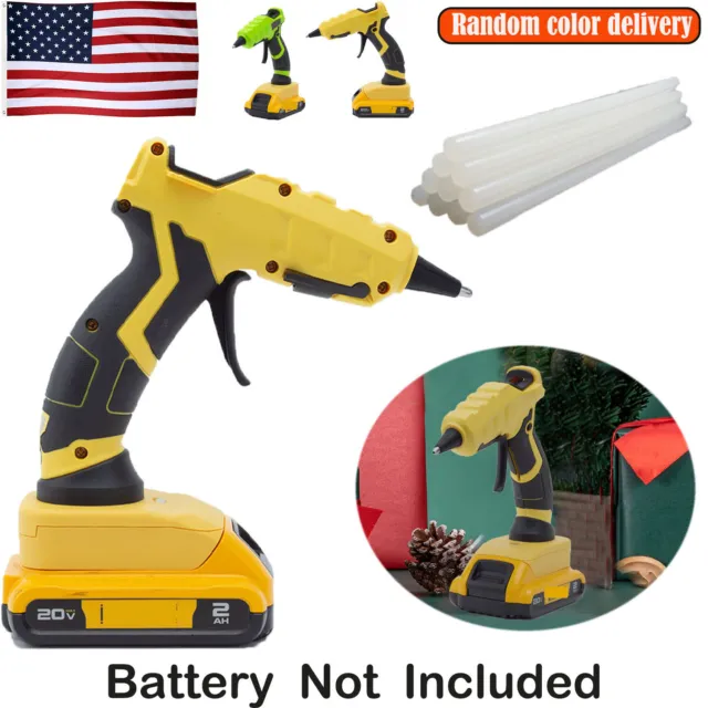 For Dewalt 20V MAX Li-ion Battery Cordless Hot Melt Glue Gun DIY Home Repairs US