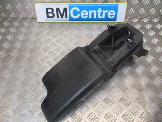 Bmw E46 3 Series 98-06 Front Centre Armrest Black Stitched Leather Ref 32