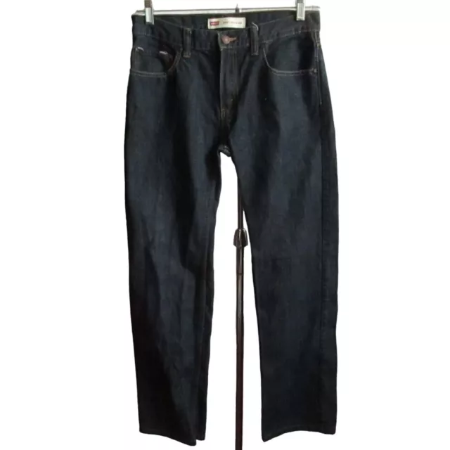 Vintage Mens Levi's Jeans 505 30x30 Straight Boys Blue Jeans Size 20 Reg Red Tab