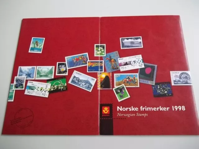 Norwegen Postfrisch** Jahrgang Jahrbuch 1998 In Mappe / Booklet !!! Siehe Bilder