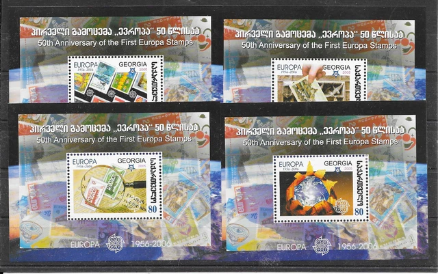 j010 GEORGIEN/ 50 Jahre Europamarken MiNr Block 35/38 **