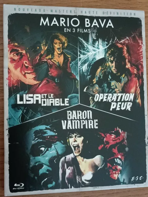 Mario Bava BARON VAMPIRE OPERATION PEUR LISA ET LE DIABLE | coffret BLU-RAY FR