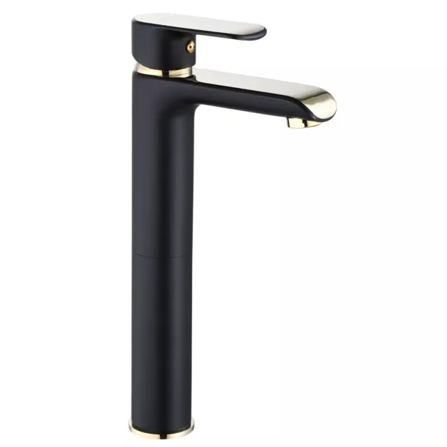 REA Waschbecken Armatur BLOOM Black Gold High Einhandmischer Wasserhahn