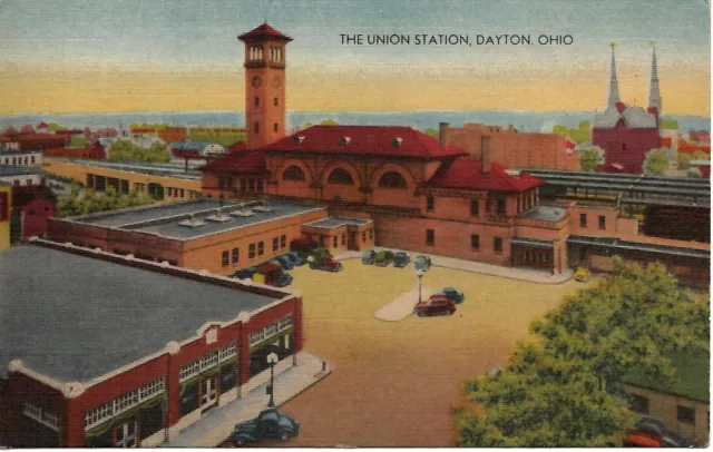 Post Card - The Union Station Dayton Ohio