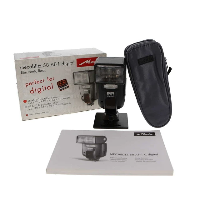 Metz 58 AF-1C Flash For Canon EOS E-TTL II [GN138] (Flashes)