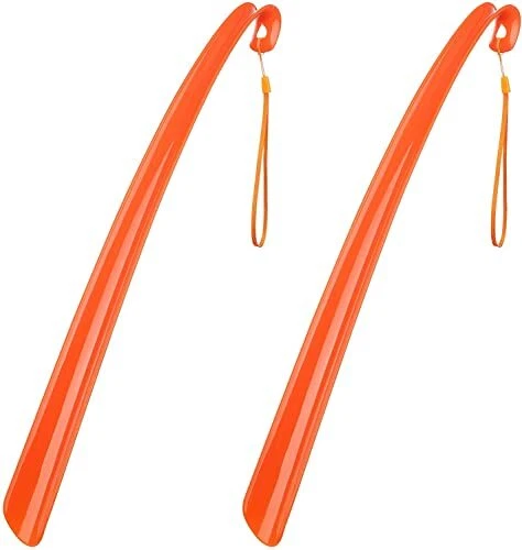 Shoe Horn 17&quote;/43cm Long - 2 Pack - Shoe Horn Long Handle For Seniors - ...