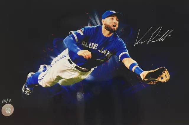 Kevin Pillar Signed 12x18 Toronto Blue Jays Limited Edition Photo /11