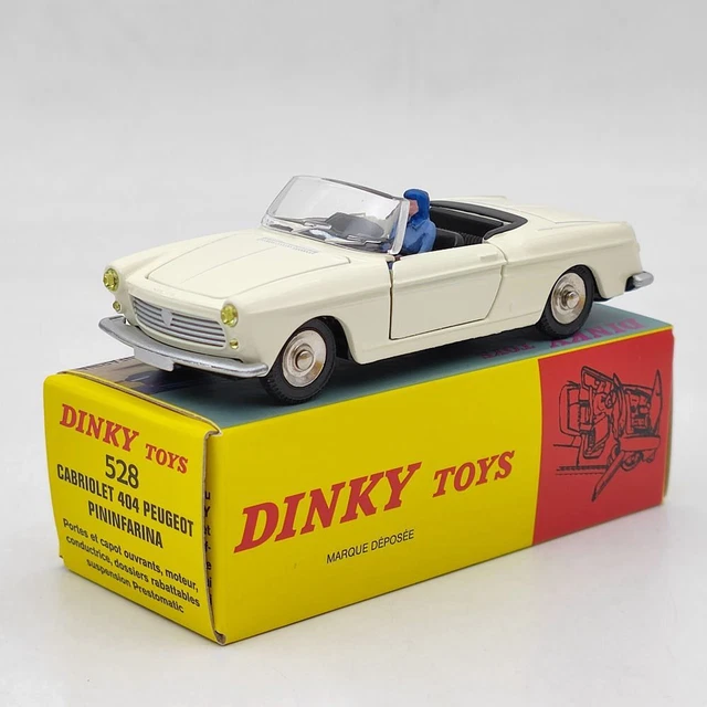 1:43 Atlas Dinky toys 528 PEUGEOT 404 Cabriolet Pininfarina Diecast Models