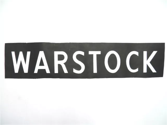 Warstock Busjalousie Vintage Siebdruck Yardley Wood Ziel