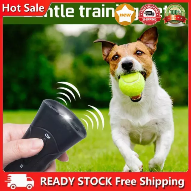 LED Pet Dog Anti Barking Stop Bark Training Repeller Control Device Ultrasonic